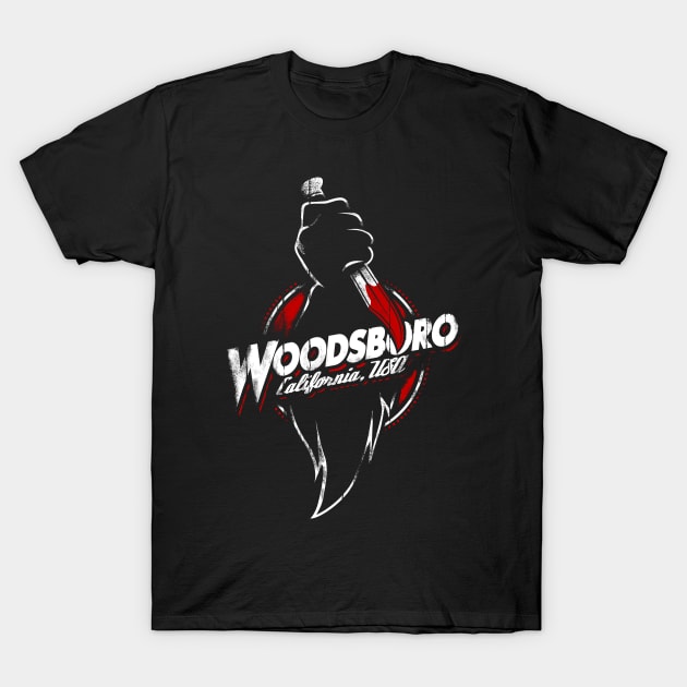 Visit Woodsboro! T-Shirt by Samhain1992
